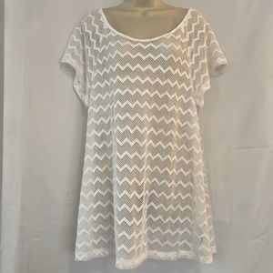 Roxy White Stretchy Coverups
